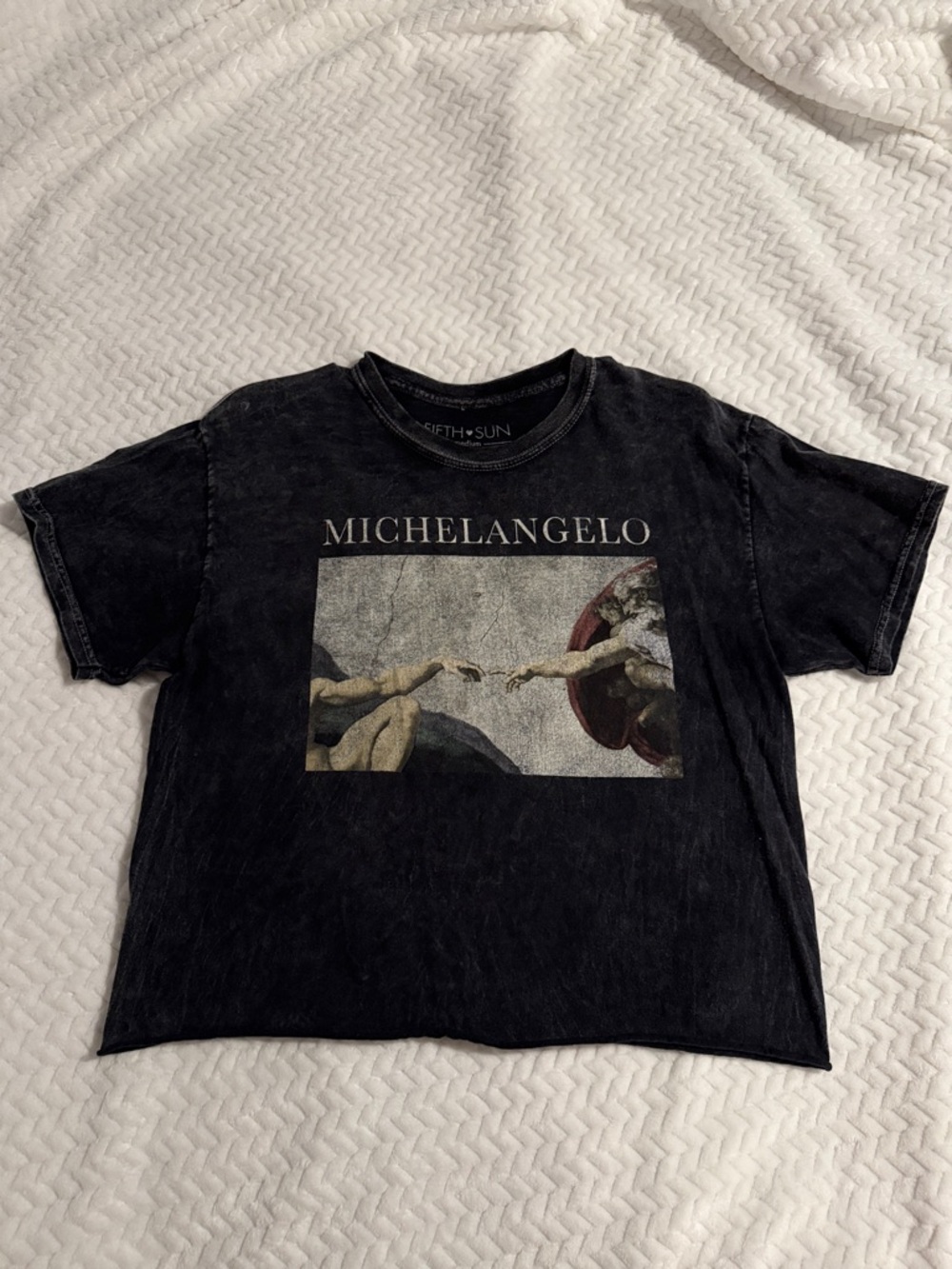 Fifth Sun Black Michelangelo Art Tee